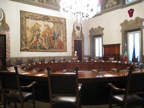 Palazzo Chigi, sala del Consiglio dei Ministri