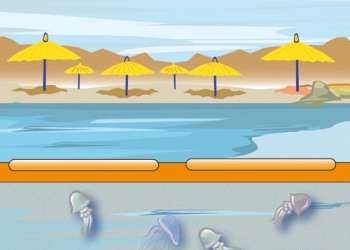 Barriera gonfiabile anti meduse