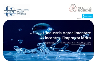 L’industria Agroalimentare incontra l’impronta idrica