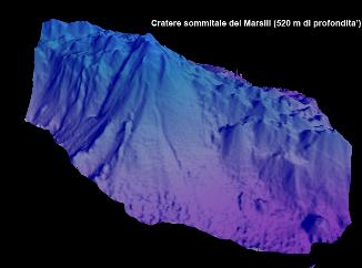 Il vulcano Marsili attivo sui fondali del Mar Tirreno