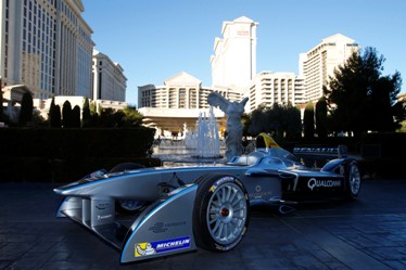 Formula E. I primi giri della Renault a Las Vegas