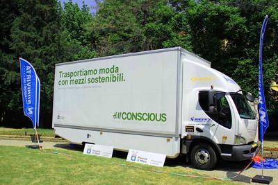 E' arrivato Newton, il primo camion elettrico in servizio in Italia
