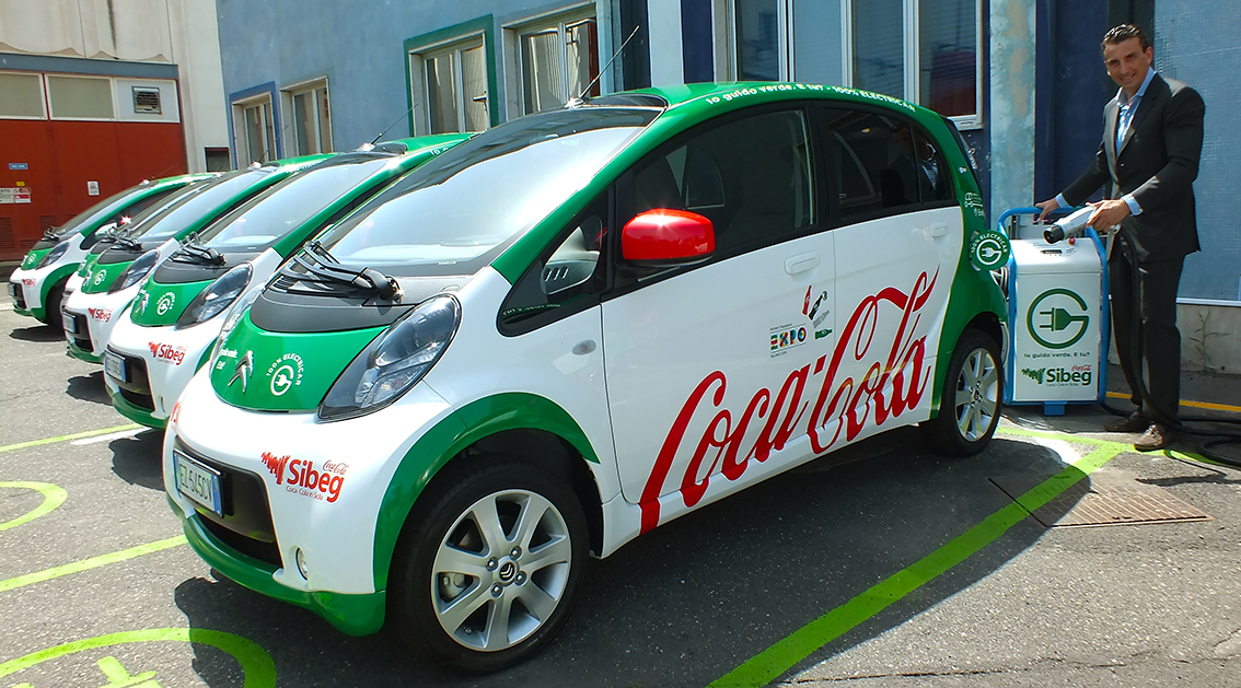 Citroen e Coca Cola per la mobilità elettrica