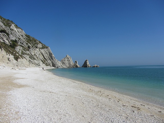 Conero, spiaggia